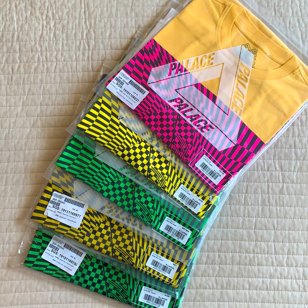 SOLD Palace Mash Eye T-Shirt Full Set